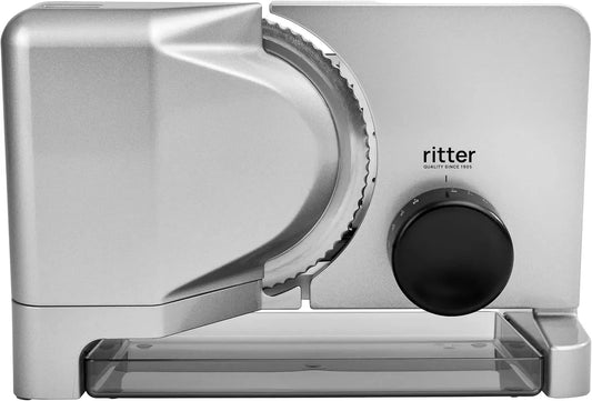 E 16 Brotschneidemaschine, Allesschneider, ECO-Motor, Schneidemaschine für Lebensmittel, Silber