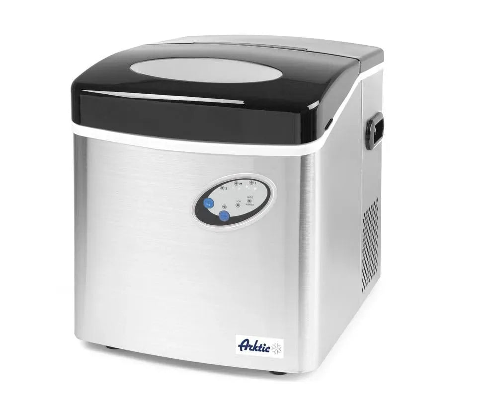 Eiswürfelmaschine, 4,5 L, 160 W, 230 V, HENDI, Edelstahl, Kapazität 15 kg/ 24 Std, Kapazität: 150 Eiswürfel, 380x435x9H, 431mm