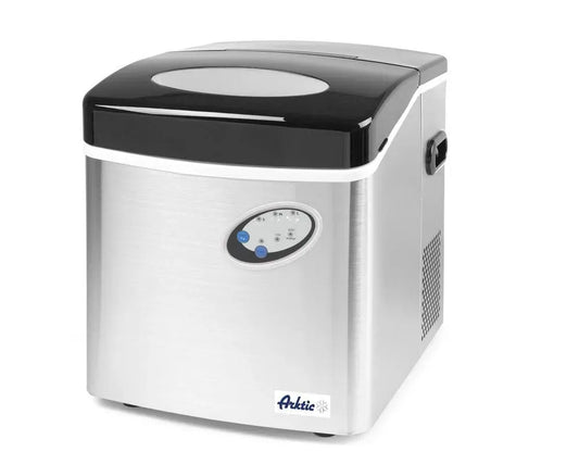 Eiswürfelmaschine, 4,5 L, 160 W, 230 V, HENDI, Edelstahl, Kapazität 15 kg/ 24 Std, Kapazität: 150 Eiswürfel, 380x435x9H, 431mm