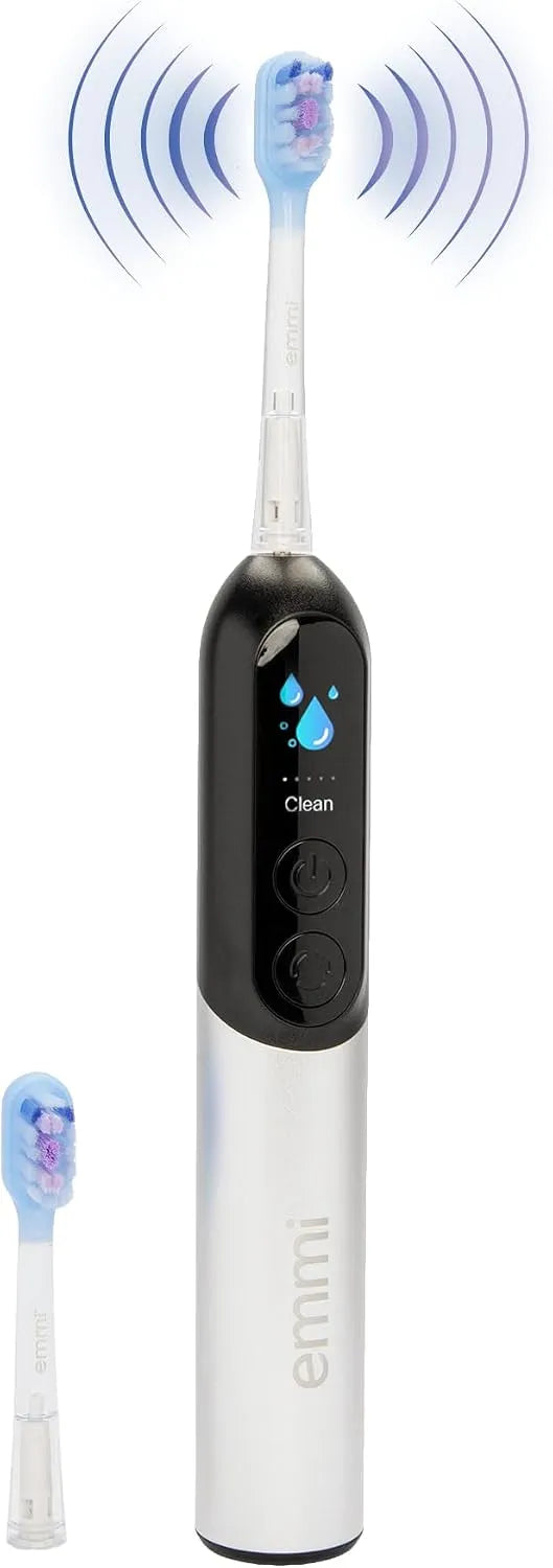 IPX7 Schallzahnbürste, IP65, Elektrische, emmi-dent Sonic Prime Schallzahnbürste mit Display & Putz-Zonen-Anzeige