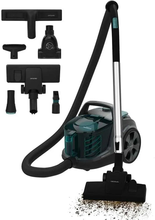 Cecotec Staubsauger, 2,8 L, 900 W, 900 W und 20 kPa, doppelter HEPA-Filter, Kapazität 2,8 l