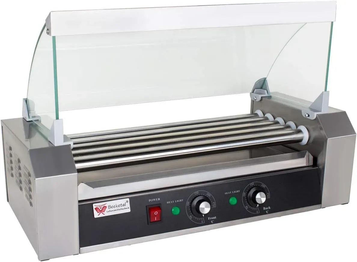 Grill Gerät, 50 bis 250 °C, Edelstahl, Wärmefunktion, Glas, Beeketal