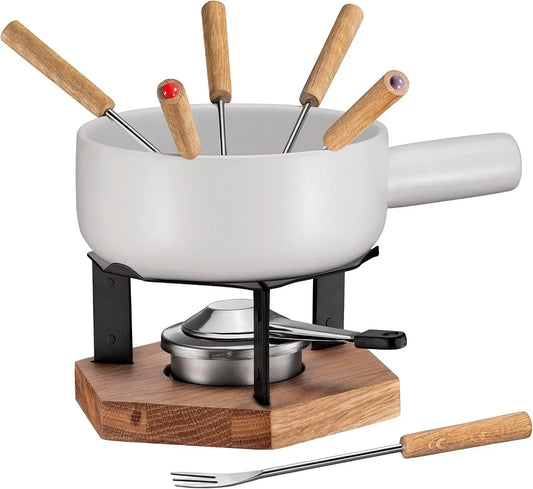 Keramiktopf, 20 cm, Weiß, SPRING, Käsefondue-Set WINTERTHUR weiß