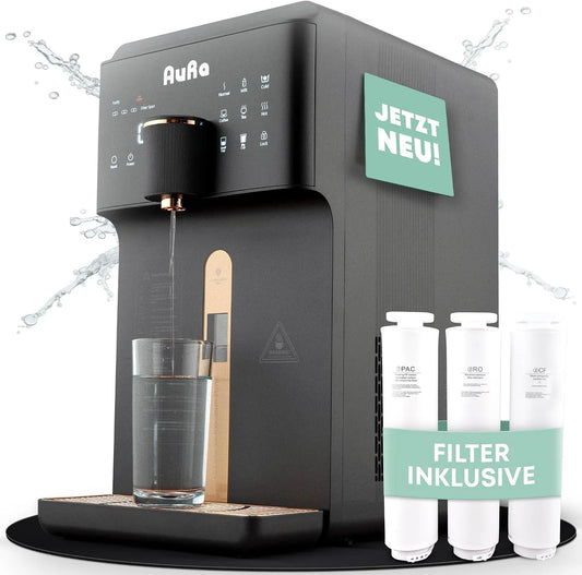 Osmose-Wasserspender, Heißwasserspender, Osmoseanlage, Wasserfilter, Heißwasserbereiter, Trinkwasserfiltersystem, für reines Wasser