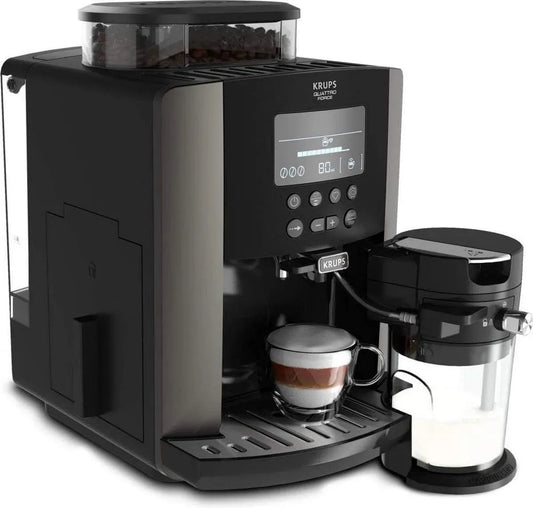 Krups EA819E10 ESPRESSO-VOLLAUTOMAT, ARABICA LATTE ESPRESSO-VOLLAUTOMAT ZINN EA819
