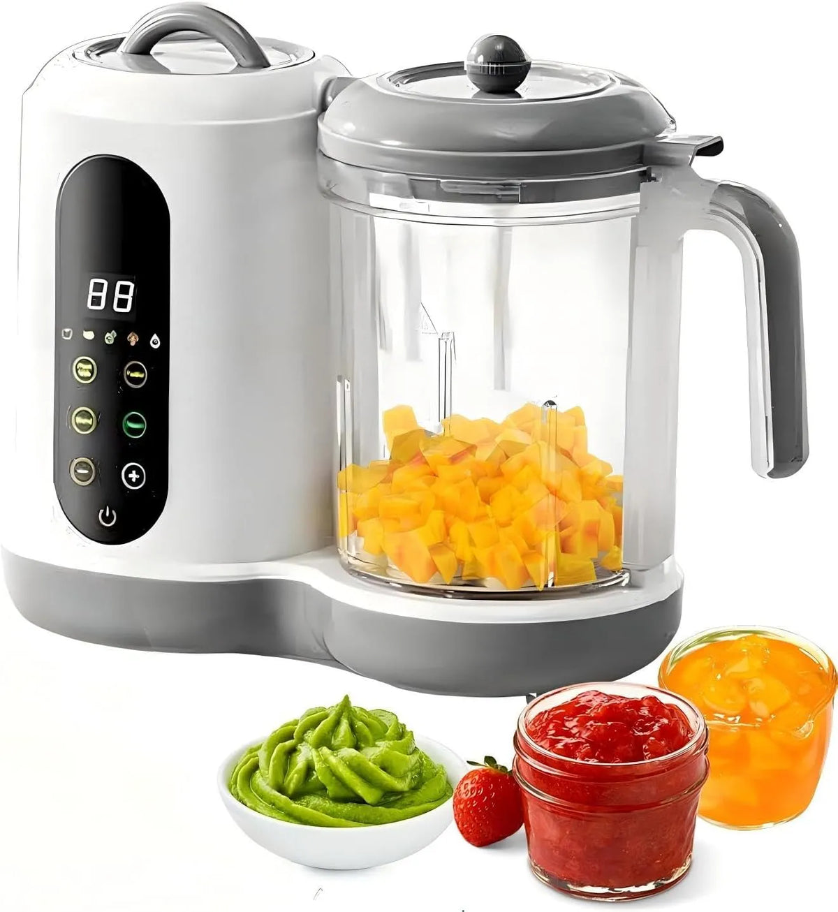 Food Maker, Babynahrungszubereiter, Dampfgarer, 400 ml, Touch-Bedienung