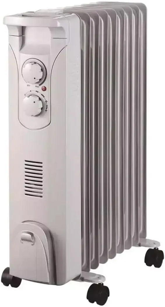 Zusatzbeheizung, Lüfter, Heizgerät, elektrische Ölheizung, 2000 W, 400 W, Transportrollen, Thermostat, 2 Temperaturzonen, Wärmefunktion