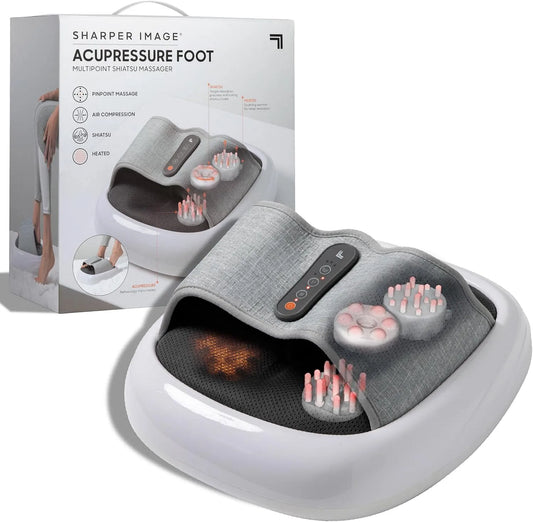 Akupressur-Fußmassagegerät, Fußwärmer, Flexzone, Wärmefunktion, für Männer, SHARPER