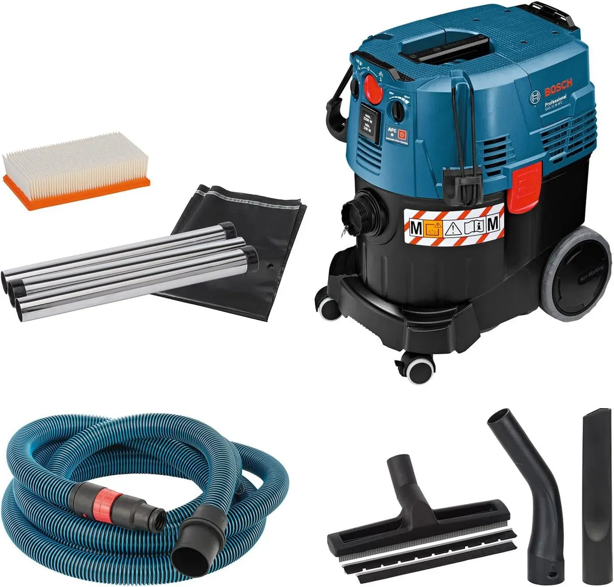 Bosch GAS 35 Nass-/Trockensauger, Behälter, 35 L, 1200 W, 35 M