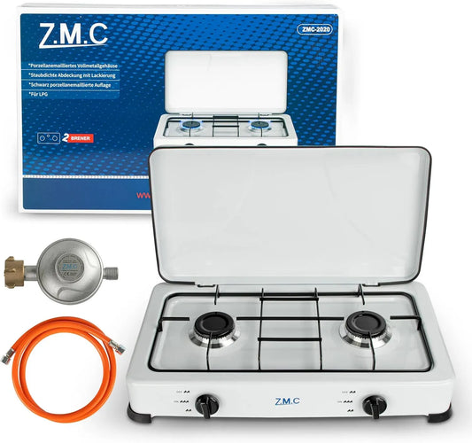 Gaskochfeld, Z.M.C 2-Flammig, Gaskocher, 4,4 kW