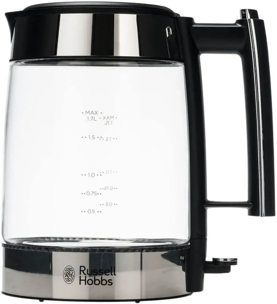 Russell Hobbs Elegance Wasserkocher, 1,7 L, 2200 W, Edelstahl