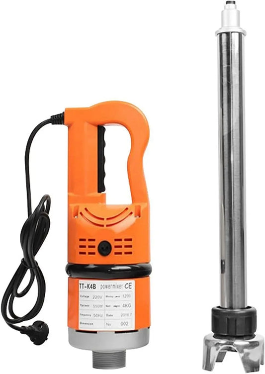 Standmixer, Edelstahl, 000 U/min Hochleistungs-Stabmixer, Abnehmbarer Mixer Für Obst, Edelstahlklinge