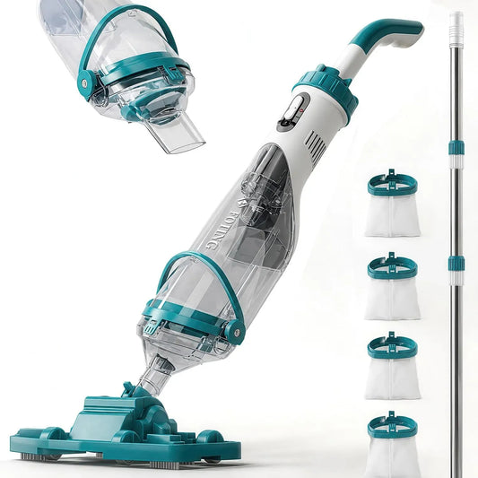 4300L/H Poolreiniger, Bodensauger, Poolsauger, Akku, kabellos, für oberirdische Pools, FOTING