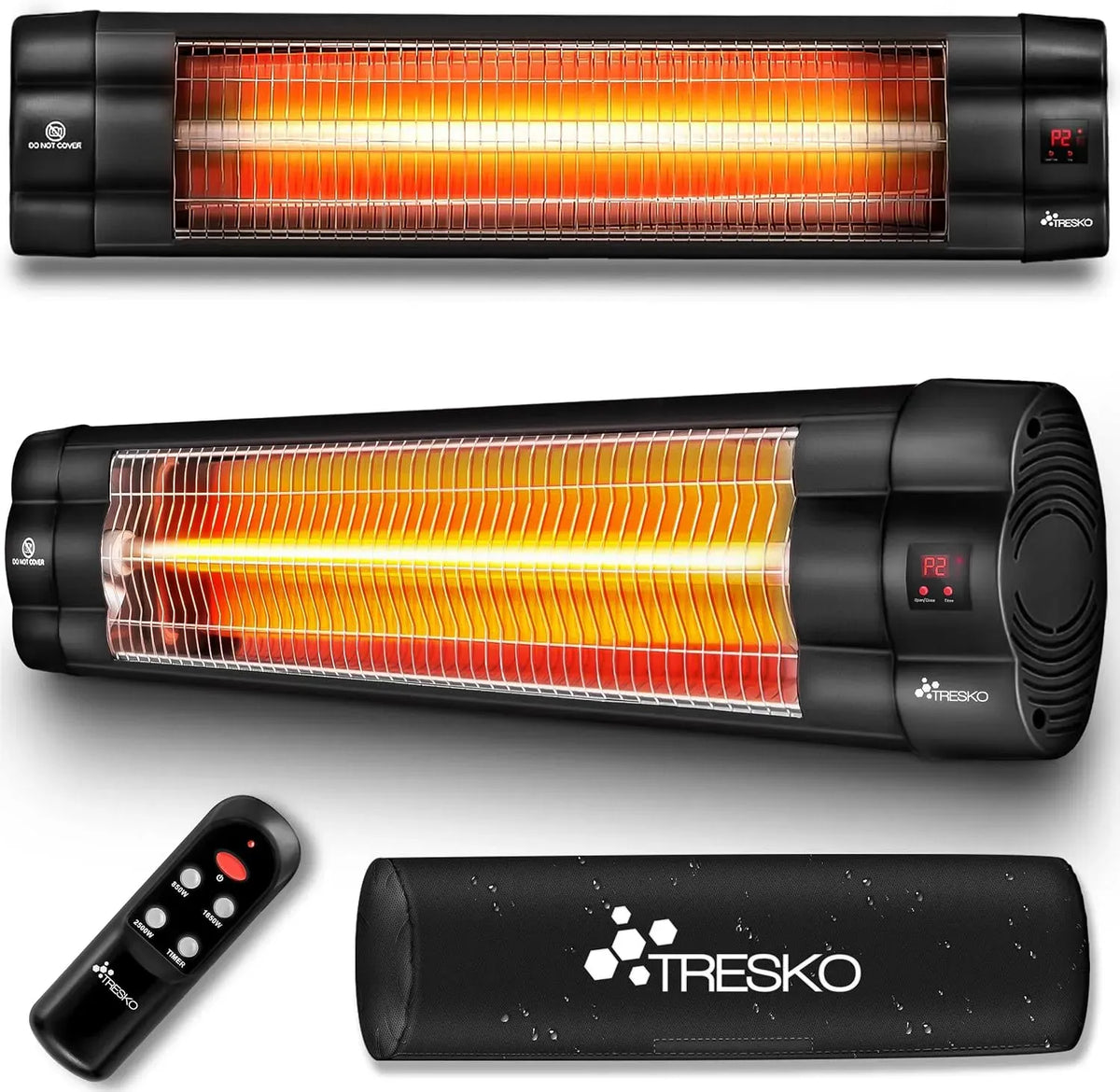 Heizstrahler, 2500 W, Wärmefunktion, für Innen & Außen