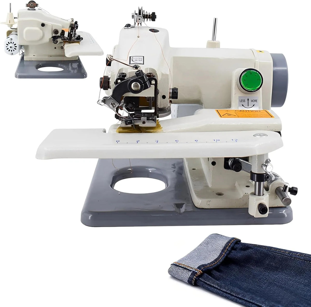 Blindstich-Saummaschine, Blindsäummaschine, Stickautomat, 8 mm, gewerblich, für Heimwerker