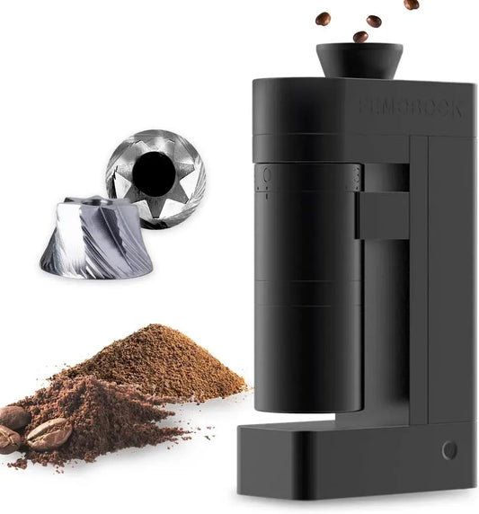 Kaffeemühle, Kaffeebohnenmühle, Schwarz, Elektrische