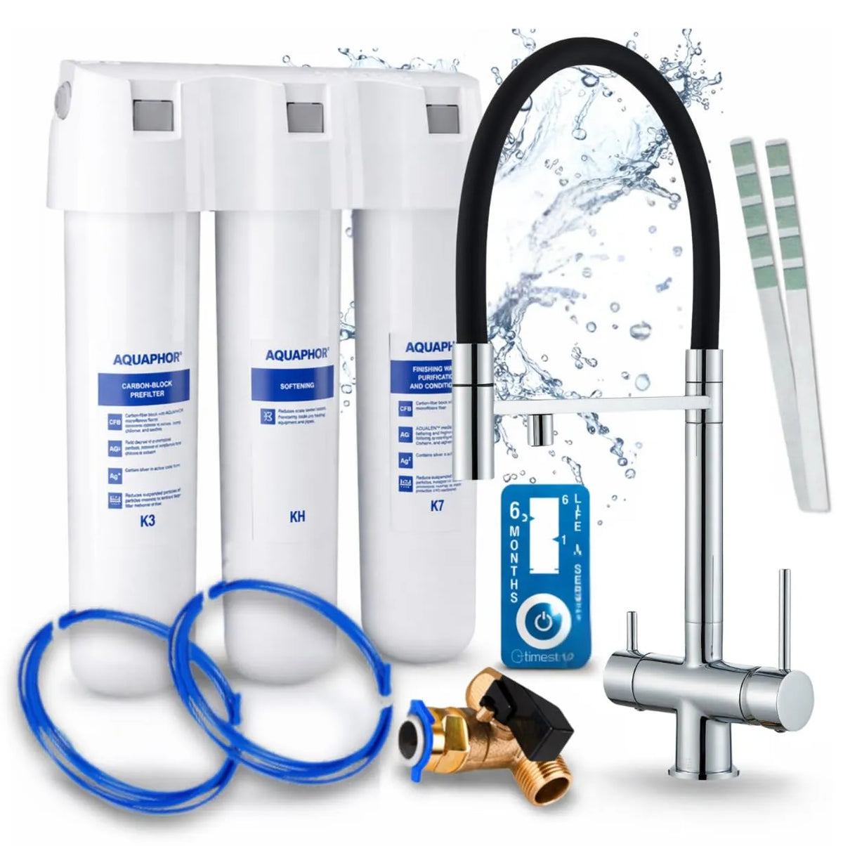 Küchenarmatur, Ari 3-Wege, Spültischarmatur und Wasserhahn