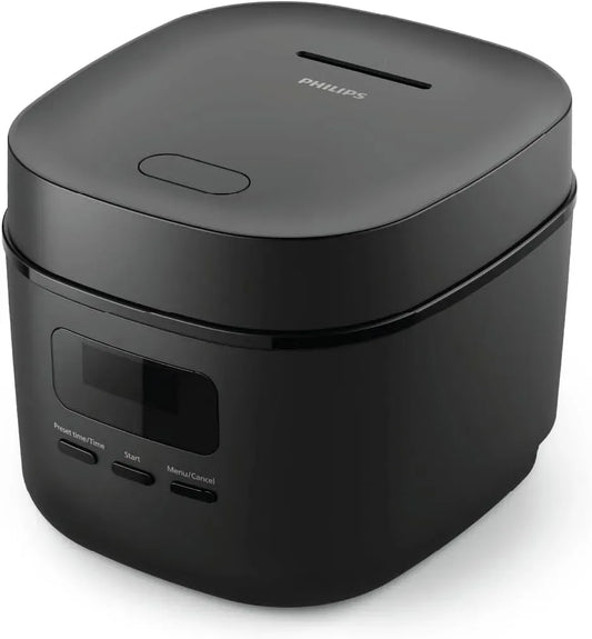 Philips Mini-Reiskocher, elektrischer Reiskocher, 0,54 L, IPS-Panel, Schwarz