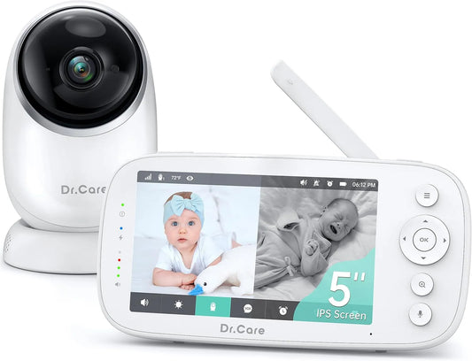 WLAN 2K 5000mAh Babyphone, Kamera, Babyüberwachungsgerät, 300 m, Timer