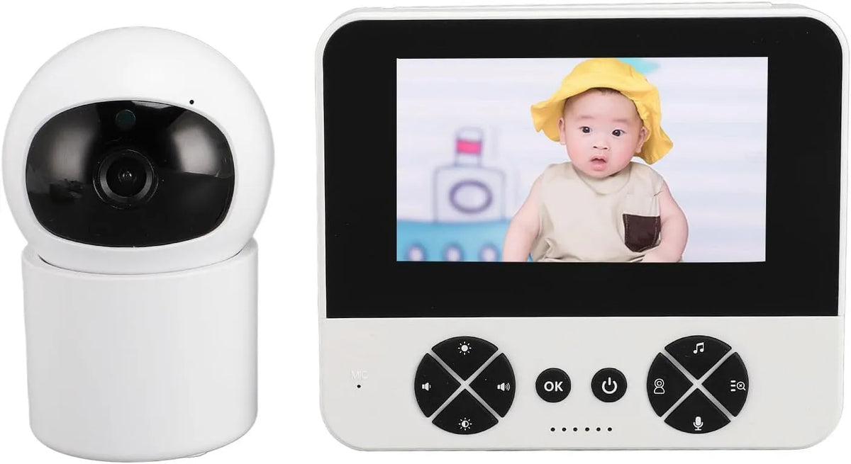 1080P 3000-mAh-Akku Video-Babyphone, Zoll-Babyphone, Kamera, Babyüberwachungsgerät, kabellos, für Babys und Senioren, Gugxiom, 4,3 Zoll