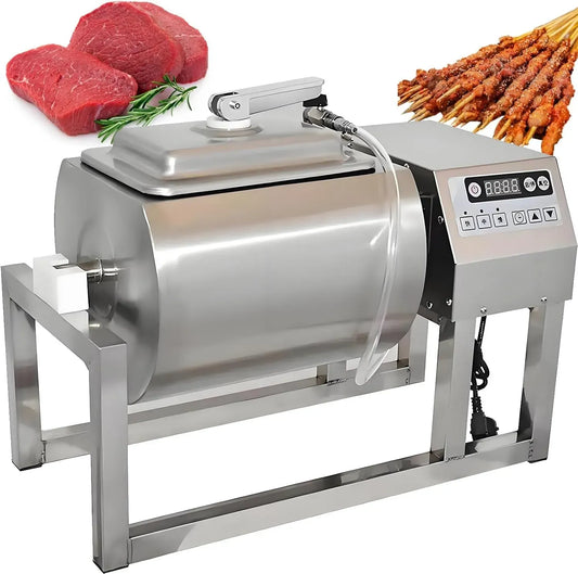 3-Gang-bidirektionale 30-W-Kupfermotor, 18 L, gewerblich, Edelstahl, für schnelles Marinieren von Fleisch